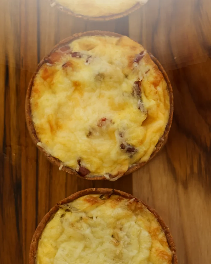 Quiche Individual da Célia Bakery, imagem oficial da marca